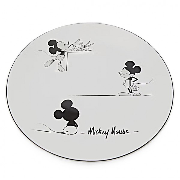 Mickey Mouse Comic Black and White Large plate Mickey Mouse Comic Black and White Large plate