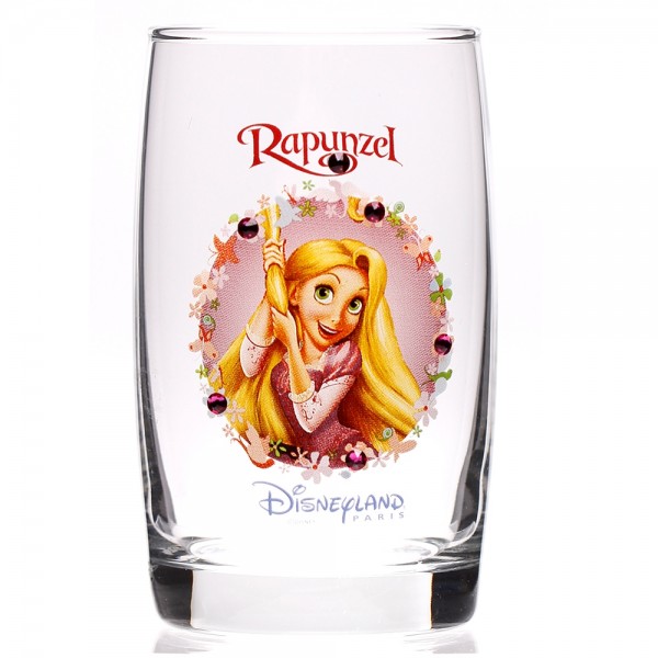 Disneyland Paris Rapunzel Glass with Swarovski crystals, Arribas glass Collection