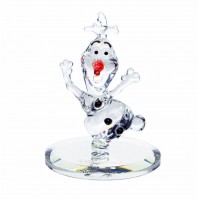 Disneyland Paris Olaf in glass figure o mirror, Arribas Collection