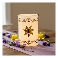 Disney Rapunzel Large Glass Lantern Ornament, by Arribas Disneyland Paris