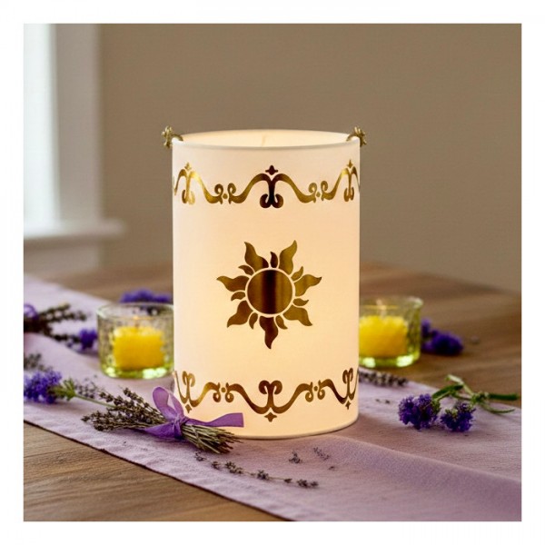 Disney Rapunzel Large Glass Lantern Ornament, by Arribas Disneyland Paris Disney Rapunzel Large Glass Lantern Ornament, by Arribas Disneyland Paris