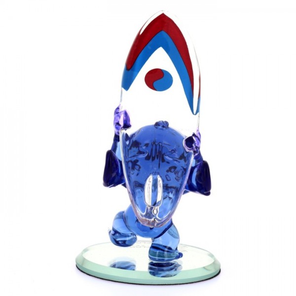 Stitch with Surfboard, by Arribas Disneyland Paris Glass Collection Stitch with Surfboard, by Arribas Disneyland Paris Glass Collection