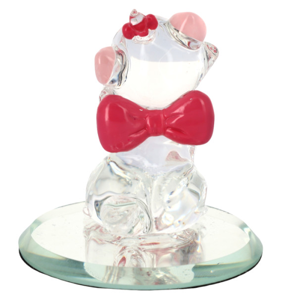 Disney Marie glass figure, by Arribas Disneyland Paris Disney Marie glass figure, by Arribas Disneyland Paris