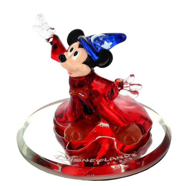 Mickey Sorcerer's Apprentice glass figure, by Arribas Disneyland Paris Mickey Sorcerer's Apprentice glass figure, by Arribas Disneyland Paris