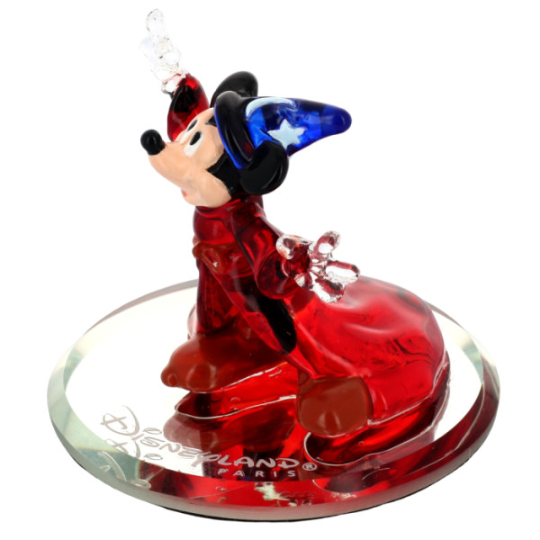 Mickey Sorcerer's Apprentice glass figure, by Arribas Disneyland Paris Mickey Sorcerer's Apprentice glass figure, by Arribas Disneyland Paris