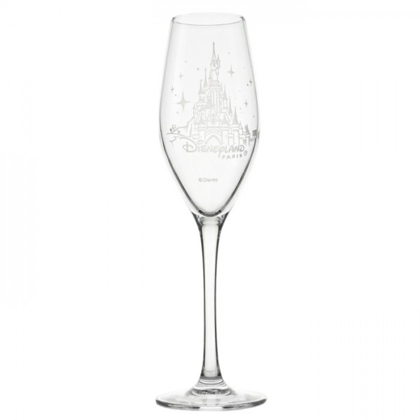 Disneyland Paris Castle Tall champagne Flute Glass, by Arribas Disneyland Paris Castle Tall champagne Flute Glass, by Arribas