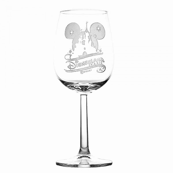 Disneyland Paris Castle Wine Glass, Arribas Collection