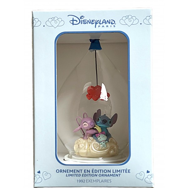 Stitch and Angel Christmas bauble 2025 Limited Edition, Disneyland Paris Stitch and Angel Christmas bauble 2025 Limited Edition, Disneyland Paris