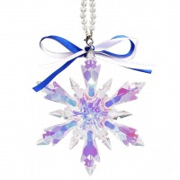 Frozen Snowflake Glass Ornament, Disneyland Paris by Arribas