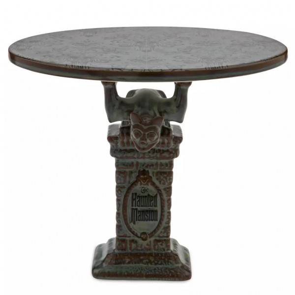 The Haunted Mansion Wallpaper Porcelain Halloween Cake Stand