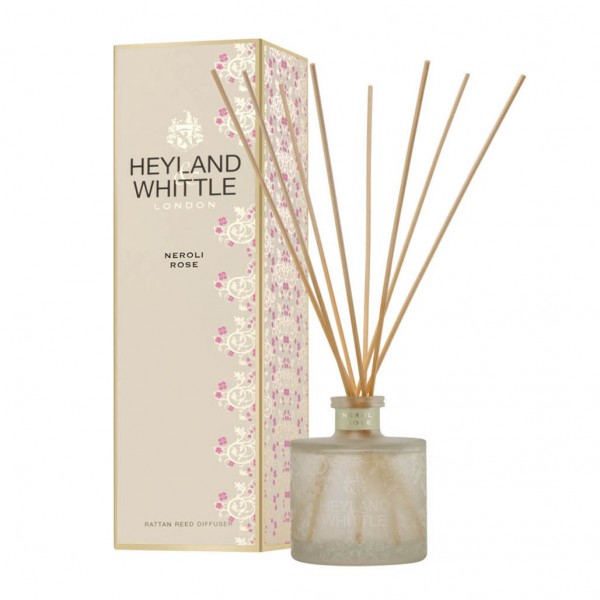 Gold Classic Neroli Rose Reed Diffuser 200ml - Heyland & Whittle