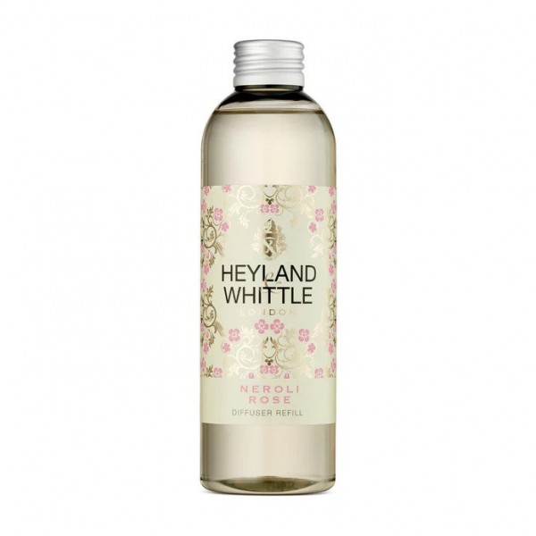 Gold Classic Neroli Rose Reed Diffuser Refill 200ml - Heyland & Whittle