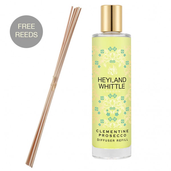 Gold Classic Clementine Prosecco Reed Diffuser Refill 200ml - Heyland & Whittle