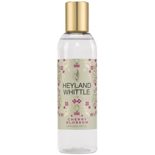 Gold Classic Cherry Blossom Reed Diffuser Refill 200ml - Heyland & Whittle