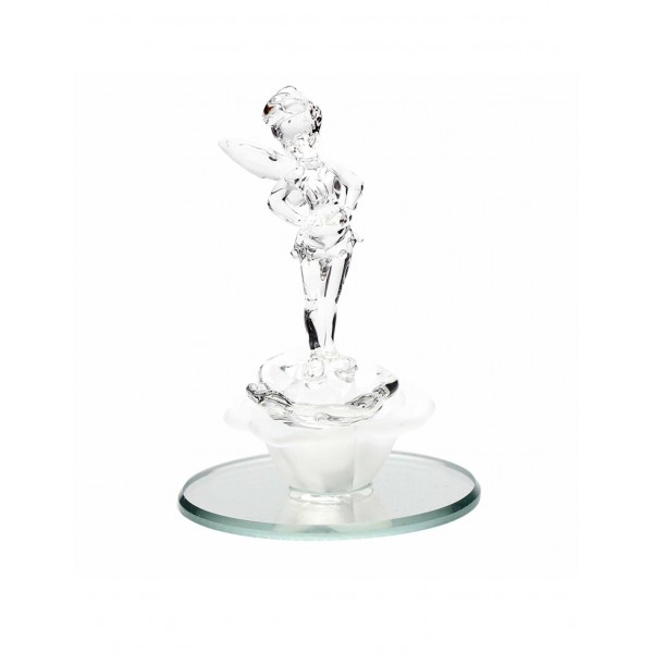 Tinker Bell figure on mirror, Arribas Glass Collection