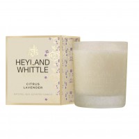 Gold Classic Citrus Lavender Candle in a Glass 230g - Heyland & Whittle