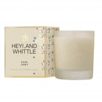 Gold Classic Earl Grey Candle in a Glass 230g - Heyland & Whittle