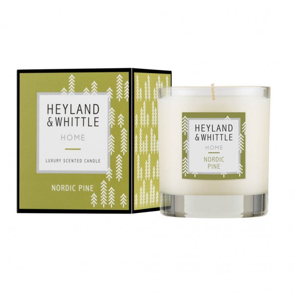 Nordic Pine Candle in a Glass 230g - Heyland & Whittle