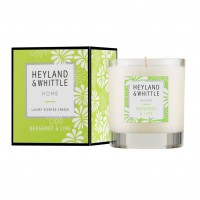 Bergamot & Lime Candle in a Glass 230g - Heyland & Whittle