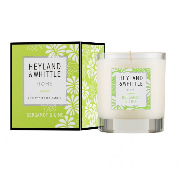 Bergamot & Lime Candle in a Glass 230g - Heyland & Whittle