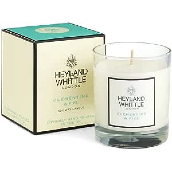 Classic Clementine & Fizz Candle in a Glass 230g - Heyland & Whittle