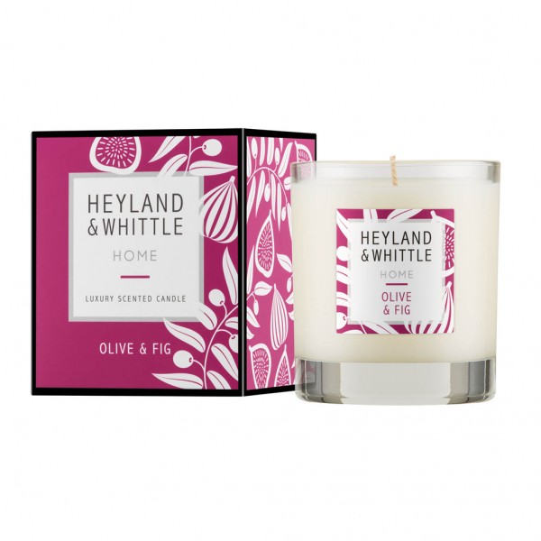 Olive & Fig Candle in a Glass 230g - Heyland & Whittle