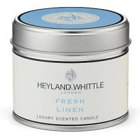 Classic Fresh Linen Candle in a Tin 180g - Heyland & Whittle