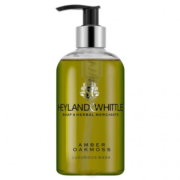  Amber Oakmoss Hand & Body Wash 300ml - Heyland & Whittle