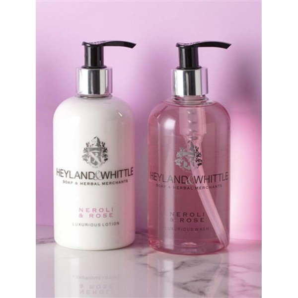 Neroli & Rose Wash & Lotion 300ml Gift set - Heyland & Whittle