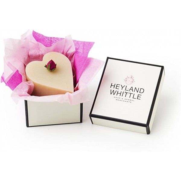 Heyland & Whittle Heart Shaped 'Queen of the Nile' Natural Soap in a Gift Box