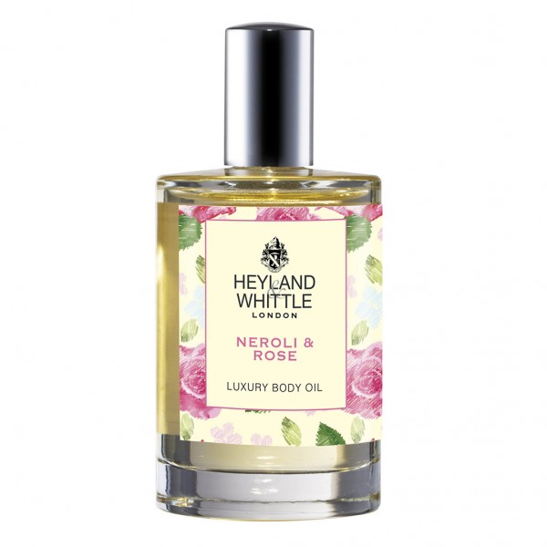 Neroli & Rose Luxury Bath & Massage Oil 100ml - Heyland & Whittle