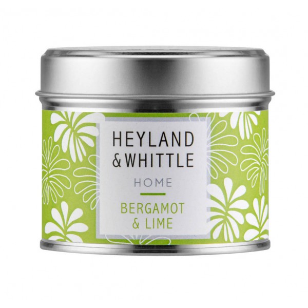 Bergamot & Lime Candle in a Tin 180g - Heyland & Whittle