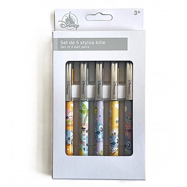 Disney Lilo and Stitch ballpoint pens, Set of 5 Disneyland Paris