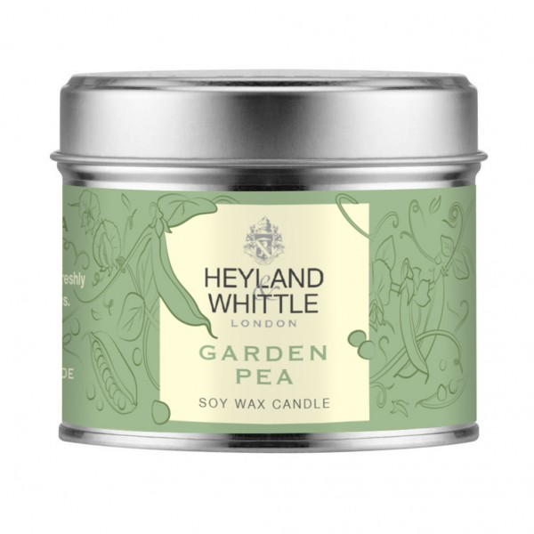 Garden Pea Candle in a Tin 180g - Heyland & Whittle