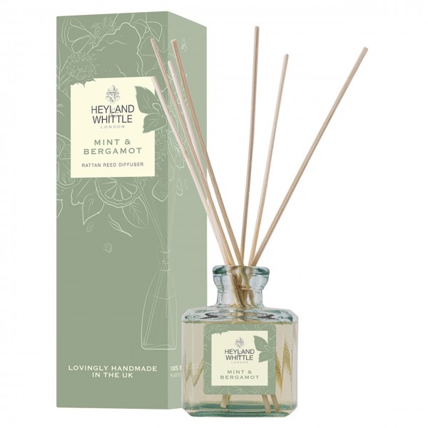 Mint & Bergamot Eco Reed Diffuser 200ml - Heyland & Whittle