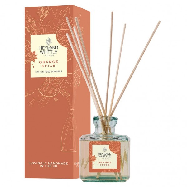 Orange Spice Eco Reed Diffuser 200ml - Heyland & Whittle