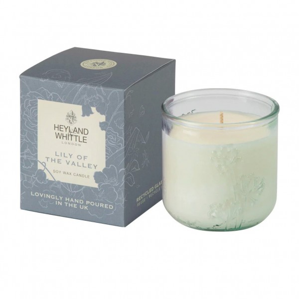 Eco Candle in a Glass 280g, Lily of the Valley - Heyland & Whittle
