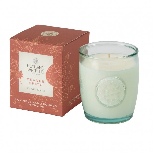 Eco Candle in a Glass 280g, Orange Spice - Heyland & Whittle