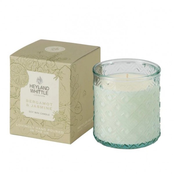 Eco Candle in a Glass 280g, Bergamot & Jasmine​ - Heyland & Whittle