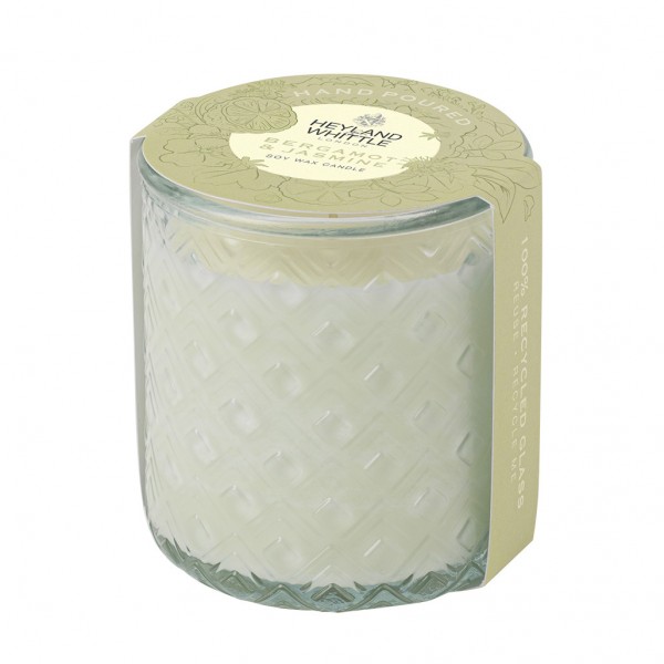 Bergamot & Jasmine Eco Candle in a Glass 280g - Heyland & Whittle