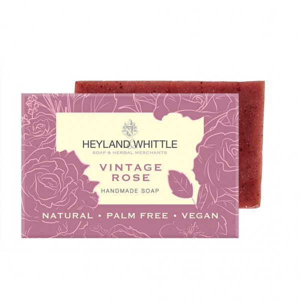 Vintage Rose Palm Free Soap Bar 120g - Heyland & Whittle