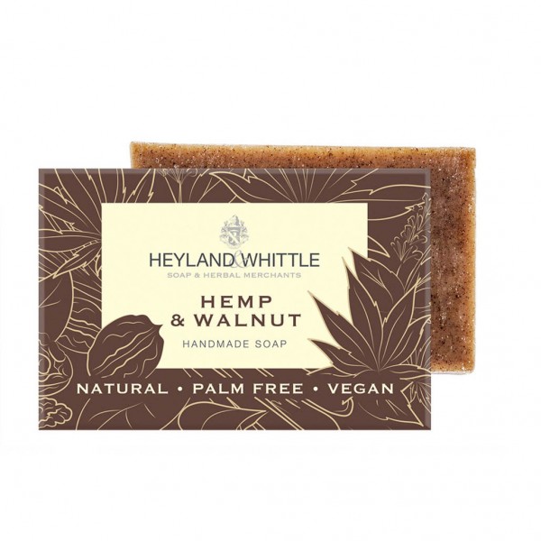 Hemp & Walnut Palm Free Soap Bar 120g - Heyland & Whittle