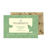 Herbal Mint Palm Free Soap Bar 120g - Heyland & Whittle