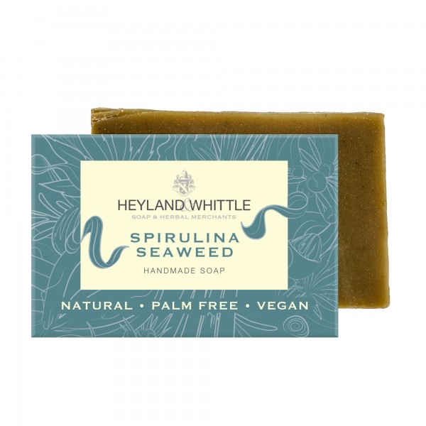 Spirulina Seaweed Palm Free Soap Bar 120g - Heyland & Whittle