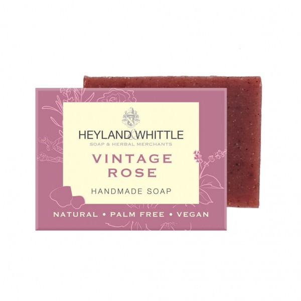 Vintage Rose Palm Free Soap Bar 45g - Heyland & Whittle