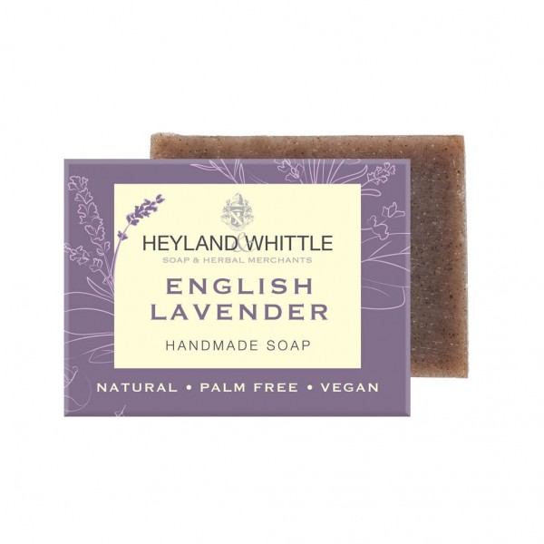 English Lavender Palm Free Soap Bar 45g - Heyland & Whittle