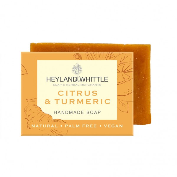 Citrus & Turmeric Palm Free Soap Bar 45g - Heyland & Whittle
