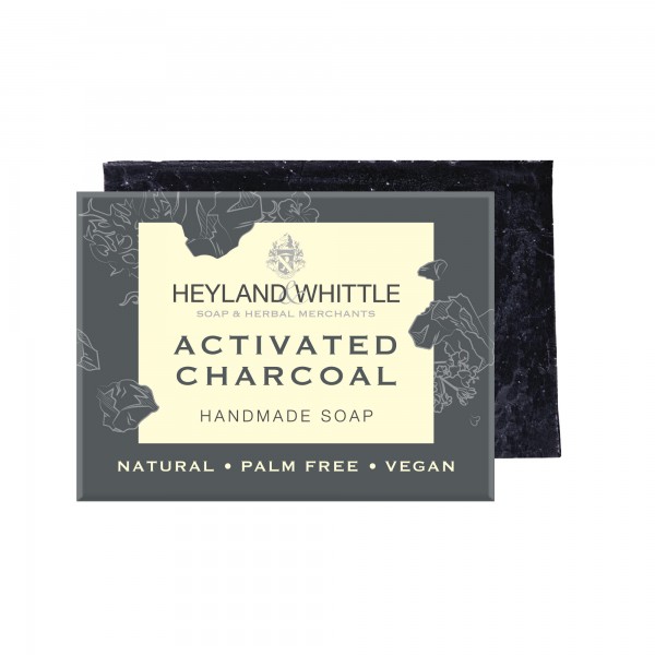 Activated Charcoal Palm Free Soap Bar 45g - Heyland & Whittle