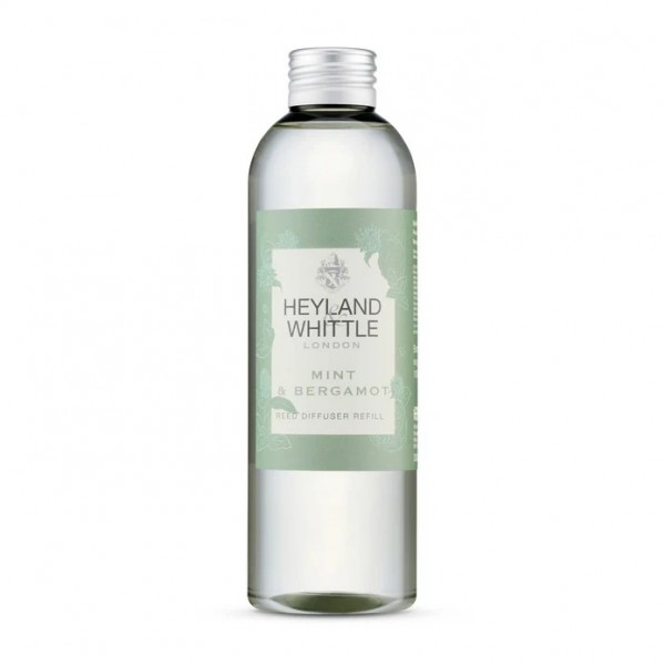 Mint & Bergamoty Eco Reed Diffuser Refill 200ml - Heyland & Whittle