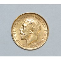 1914 George V Half-Sovereign, Coin